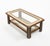 Mid-Century Modern Rectangular Coffee Table in Leather and Glass, 1970s For Sale - Image 11 of 18