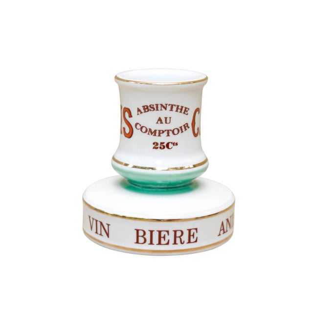 French Parisian Cafe French Ceramic Match Striker For Sale - Image 3 of 6