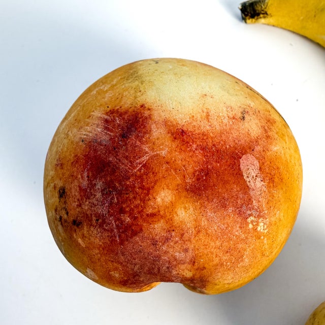 Stone Vintage Hand-Painted Stone Fruit Collection, 10 Pieces For Sale - Image 7 of 12
