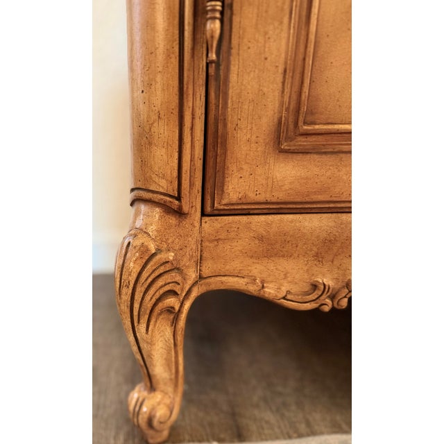 Late 20th Century Late 20th Century Drexel Heritage “Old World” French Provincial Carved Armoire / Wardrobe For Sale - Image 5 of 12