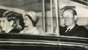 Associated Press Photographer, Queen Elizabeth, Prince Philip and Prince Charles