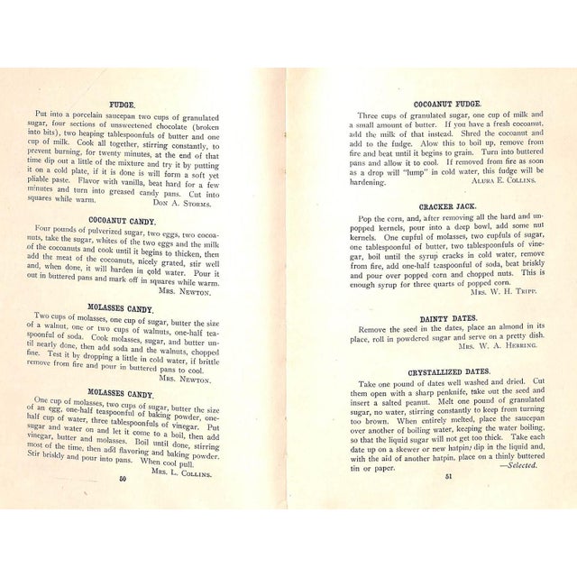 White "The Tropical Cook Book Treating Mainly of the Preparation of Tropical Fruits and Vegetables" 1909 Ladies' Club of Herradura For Sale - Image 8 of 12