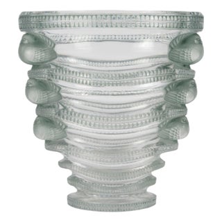 Saint Marc Vase by René Lalique, 1939 For Sale
