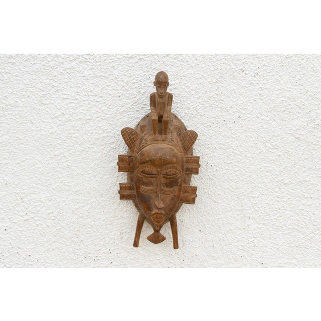 Storytelling Guardian African Mask For Sale In Los Angeles - Image 6 of 7