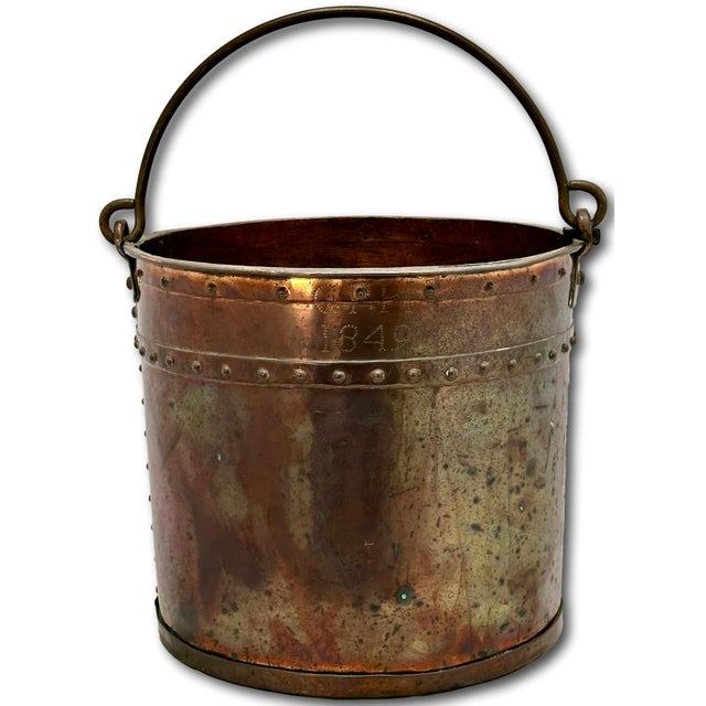 This Really is a Great Looking & Quite Rare Authentic Antique American Farm Utility Bucket. - Pail. VERY LARGE SIZE -...
