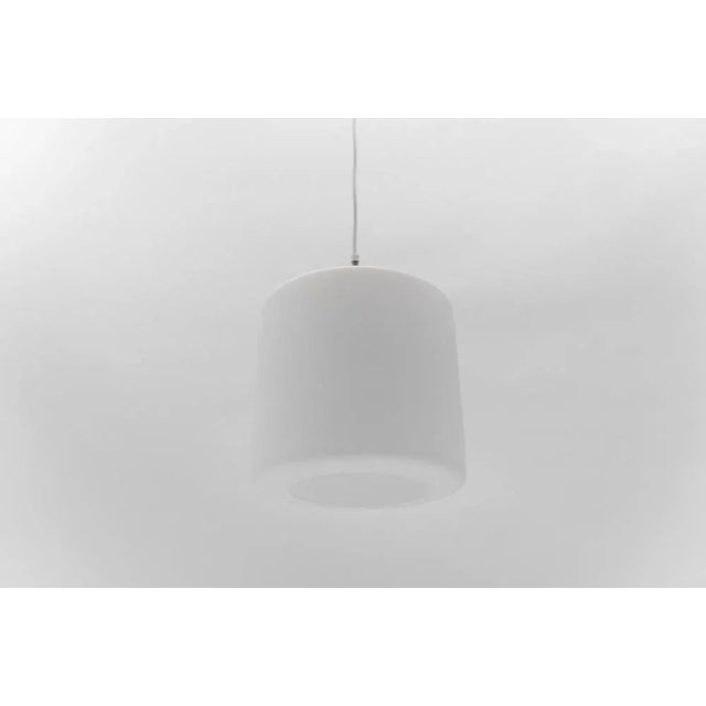 1960s Opal Glass Ceiling Lamp from Limburg, Germany, 1960s For Sale - Image 5 of 11