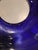Blue Signed Lundberg Studios Art Glass Lamp For Sale - Image 8 of 12
