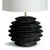 Coastal Regina Andrew Accordion Table Lamp Round in Ebony For Sale - Image 3 of 6