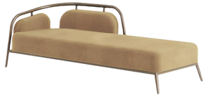Essex Camel Velvet Daybed by Javier Gomez