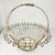 Metal 1950s Vintage French Art Nouveau Boho Chic Medium Jardiniere Basket Planter. For Sale - Image 7 of 17