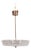 Vintage Pendulum Light with Brass by Carl Fagerlund for Orrefors, 1960s For Sale