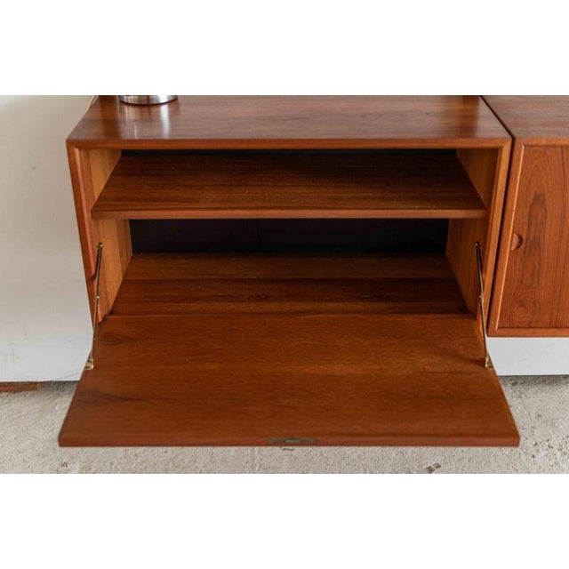 Brown Wall Unit from Poul Cadovius, Denmark, 1960s For Sale - Image 8 of 18