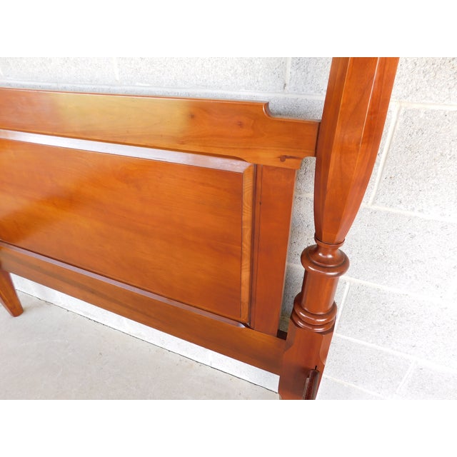 John Wanamaker Ny Shaker Cannon Ball Pencil Poster Cherry Full Size Poster Bed For Sale - Image 13 of 17