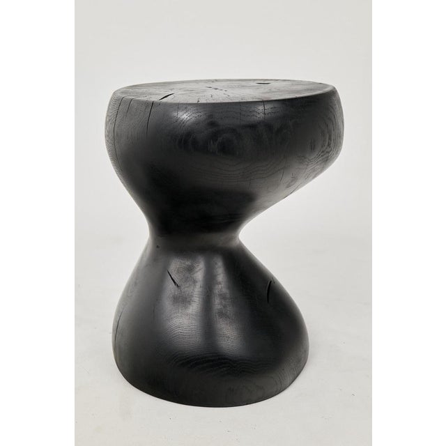 Rustic Sculptural Side Table by Logniture For Sale - Image 4 of 13