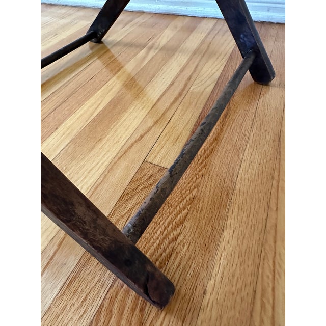 Late 19th Century William Morris English Arts and Crafts Folding Camp Chair For Sale - Image 11 of 11