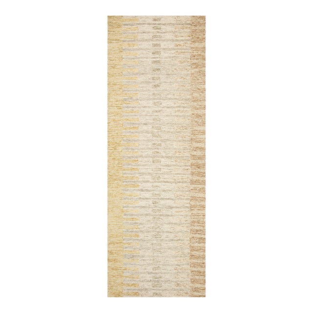 Chris Loves Julia x LoloiChris Dove / Santa Fe 2'-6" x 11'-6" Runner Rug For Sale