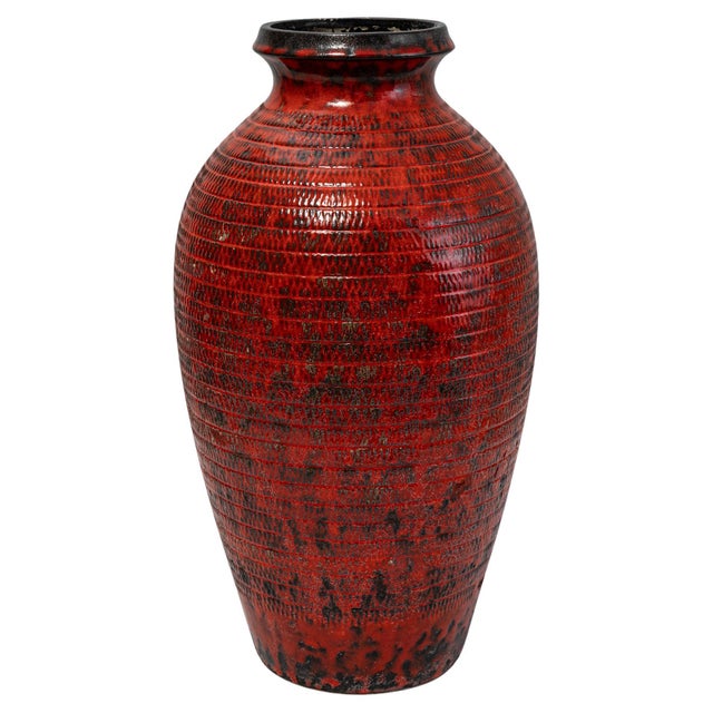 20th Century German 'W. Germany' Ceramic Vase For Sale - Image 15 of 18