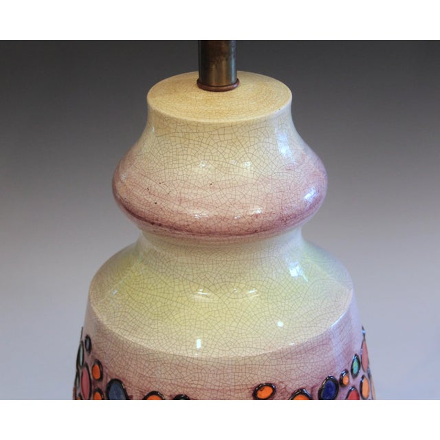 Modern Bagni Raymor Italian Pottery Modern Ceramic Lamp For Sale - Image 3 of 8