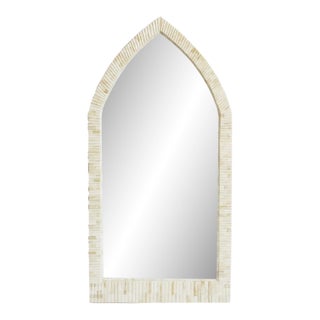 Vintage Cream Moorish Mirror For Sale