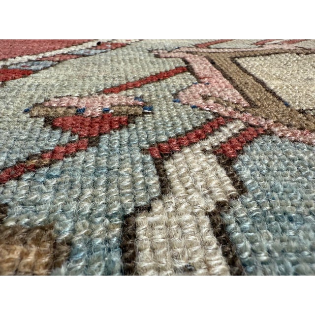 Persian Antique Persian Serapi Rug 9'11" X 13’4" For Sale - Image 3 of 15