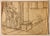 Gabriele Galantara, Security Staff, 1905, Pencil on Paper For Sale