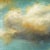 Contemporary Contemporary Plein Air Cloud Oil Painting in Whitewashed Gold Frame For Sale - Image 3 of 6