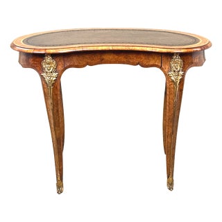 Antique Walnut Kidney Shaped Writing Table by Gillow & Co, 1875 For Sale