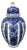 Ardalt Blue Delfia Blue & White Porcelain Ginger Jar For Sale