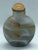 Vintage Glass Snuff Bottle Imitating Banded Agate For Sale - Image 4 of 10
