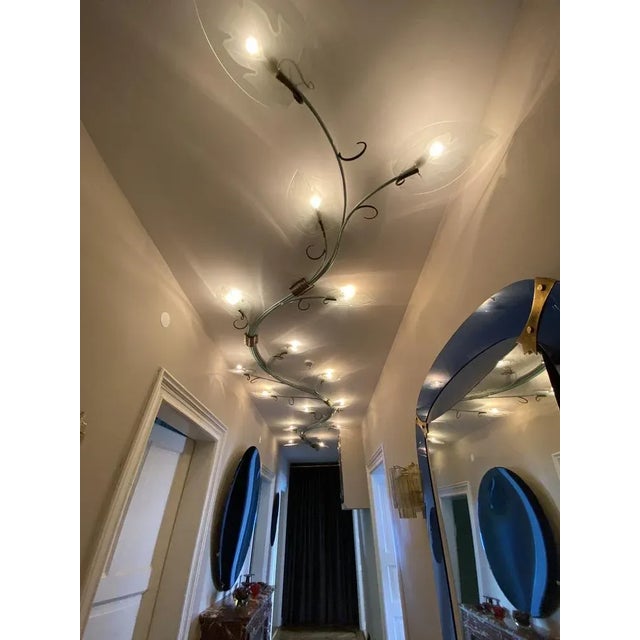 Fontana Arte Long Wall Lamp from Fontana Arte, 1950s For Sale - Image 4 of 13