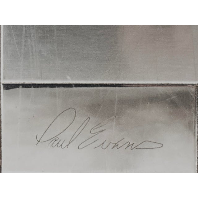 Vintage Chrome Paul Evans Cityscape Tiled Coffee Table, Original Glass Top For Sale In Miami - Image 6 of 6