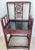 Chinese Antique Qing Dynasty Chinoiserie Fretwork Bamboo Rose Chairs a-Pair For Sale - Image 3 of 17