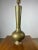 Brass Mid Century Era Middle Eastern Etched Brass Urn Lamp For Sale - Image 8 of 12