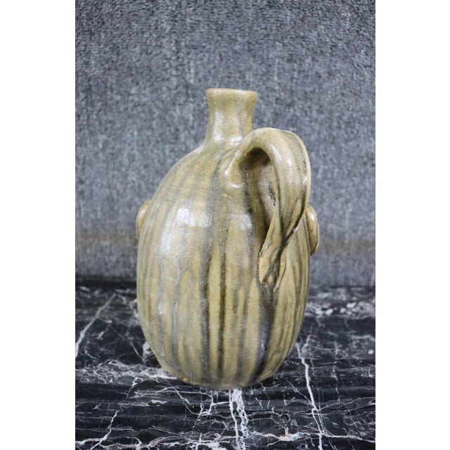 Whimsical Terra-Cotta Face Jug For Sale - Image 4 of 7