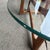Mid 20th Century Adrian Pearsall for Craft Associates Curved Coffee Table Glass and Walnut For Sale - Image 5 of 12
