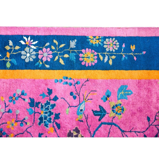 Early 20th Century Early 20th Century Chinese Art Deco Rug For Sale - Image 5 of 14
