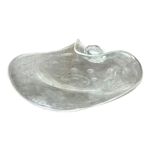 Vintage Boho Art Glass Centerpiece Bowl