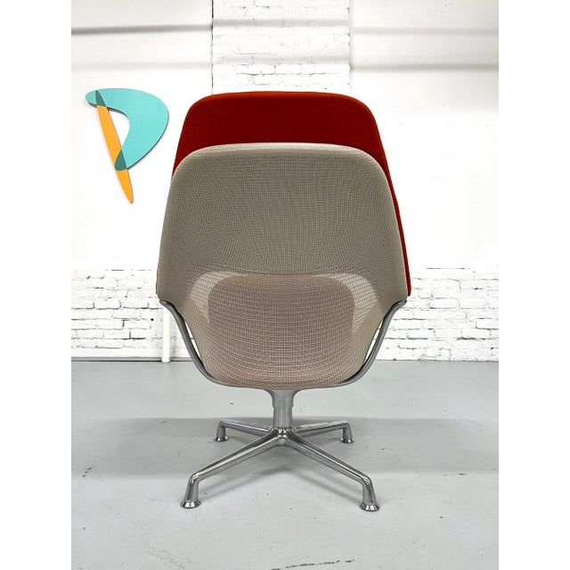 Metal Sw1 Swivel Lounge Chair by Coalesse For Sale - Image 7 of 12
