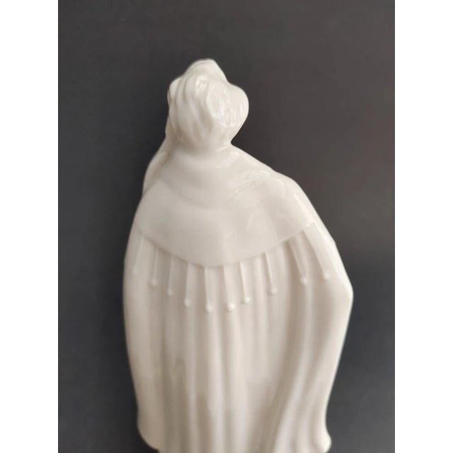 Vintage German Taube Porcelain Victorian Courting Bowing Male Figurine For Sale - Image 6 of 10