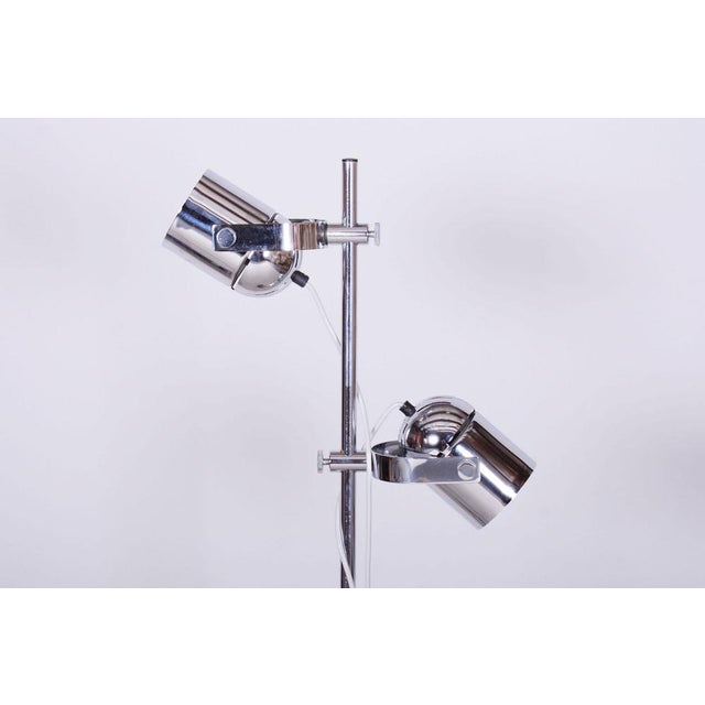 Designer: Stanislav Indra Maker: Combi Lux This distinctive floor lamp originating from the 1970s from Czechoslovak...