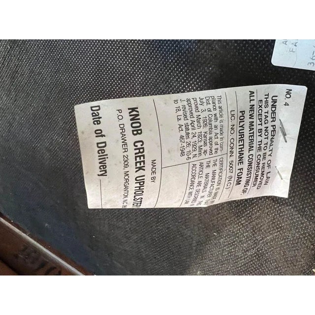 Late 20th Century Knob Creek Ethan Allen Set of 6 Chippendale Style Mahogany Dining Chairs For Sale - Image 9 of 10