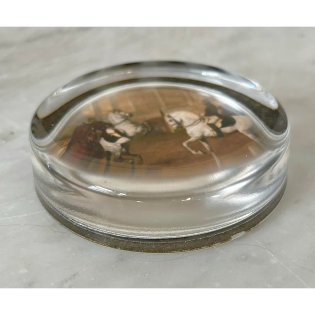 1980s Equestrian Paper Weight For Sale - Image 4 of 5