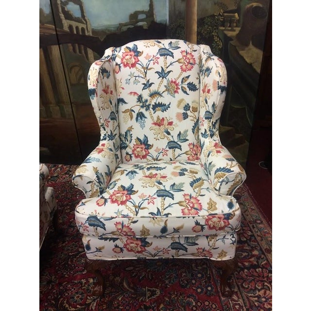Vintage Wingback Chairs, the Pair For Sale - Image 15 of 17