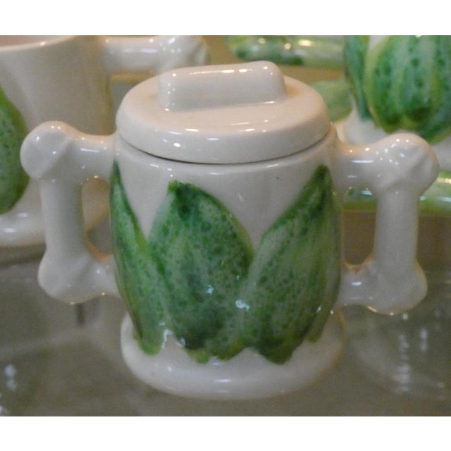 Mid-Century Modern Vintage Italian Germoglio Coffee Service by Colin Morrow for Arpex International, 1970s, Set of 14 For Sale - Image 3 of 14