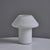 1960s Sculptural Opaline Glass Table Lamp Attributed to Lisa Johansson Pape For Sale - Image 11 of 12