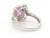 Natural 2.05 cts pink sapphire & 0.53 cts diamond vintage ring in 18k gold For Sale In New York - Image 6 of 18