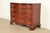 English Baker Furniture Historic Charleston Chippendale Carved Mahogany Serpentine Front Dresser Chest For Sale - Image 3 of 15