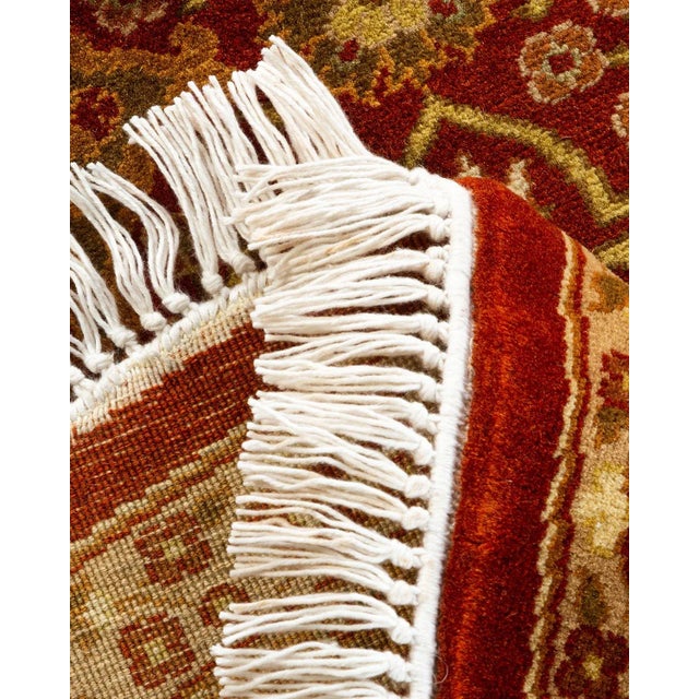Mogul, One-of-a-Kind Hand-Knotted Area Rug - Orange, 5' 1" x 7' 7" For Sale In New York - Image 6 of 8