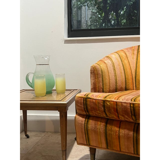 1950s Pair of Mid Century Modern Low Profile End Tables Chairish