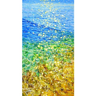 Glare of the Sun on the Water 5. Original, Modern, Painting For Sale